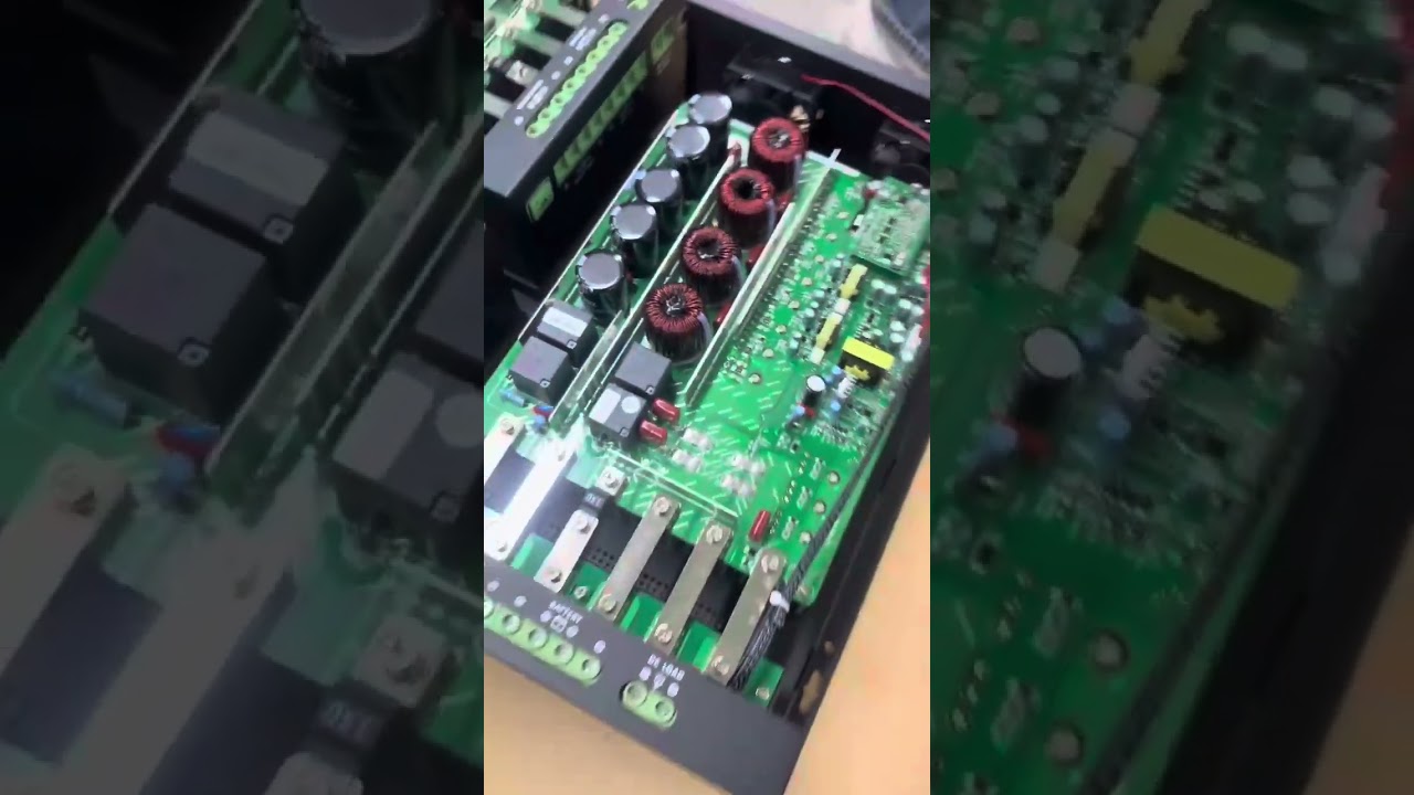 Show the inside of MPPT Solar charge controller  #ampinvt #solar #mppt #solarchargecontroller