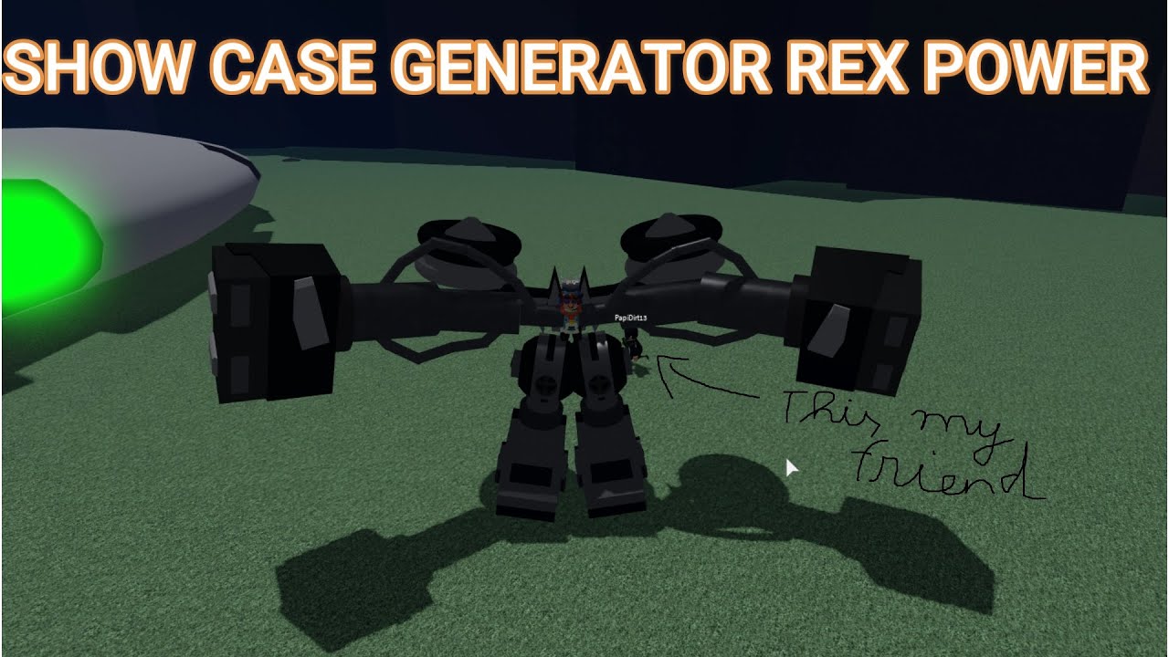 Showcase Power Generator Rex: In Ben 10 Ultimate Ensemble