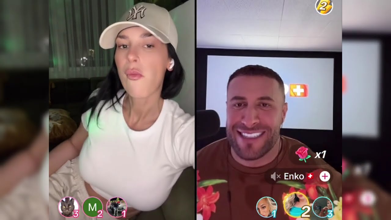 Shpresa kastro ne live me serbin