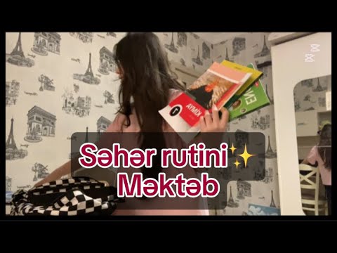 Səhər rutini,Məktəb vlog❤️✨Fidan Elizade #youtube #reklamyoktur