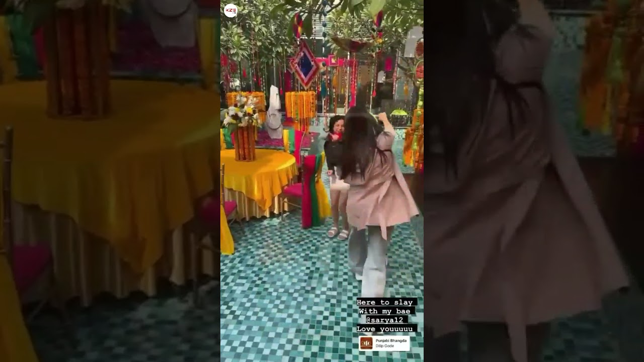 Shraddha Arya and Anjum Fakih enjoy and funny dance | Preeta and Srishti dance #kb #shorts #preeta