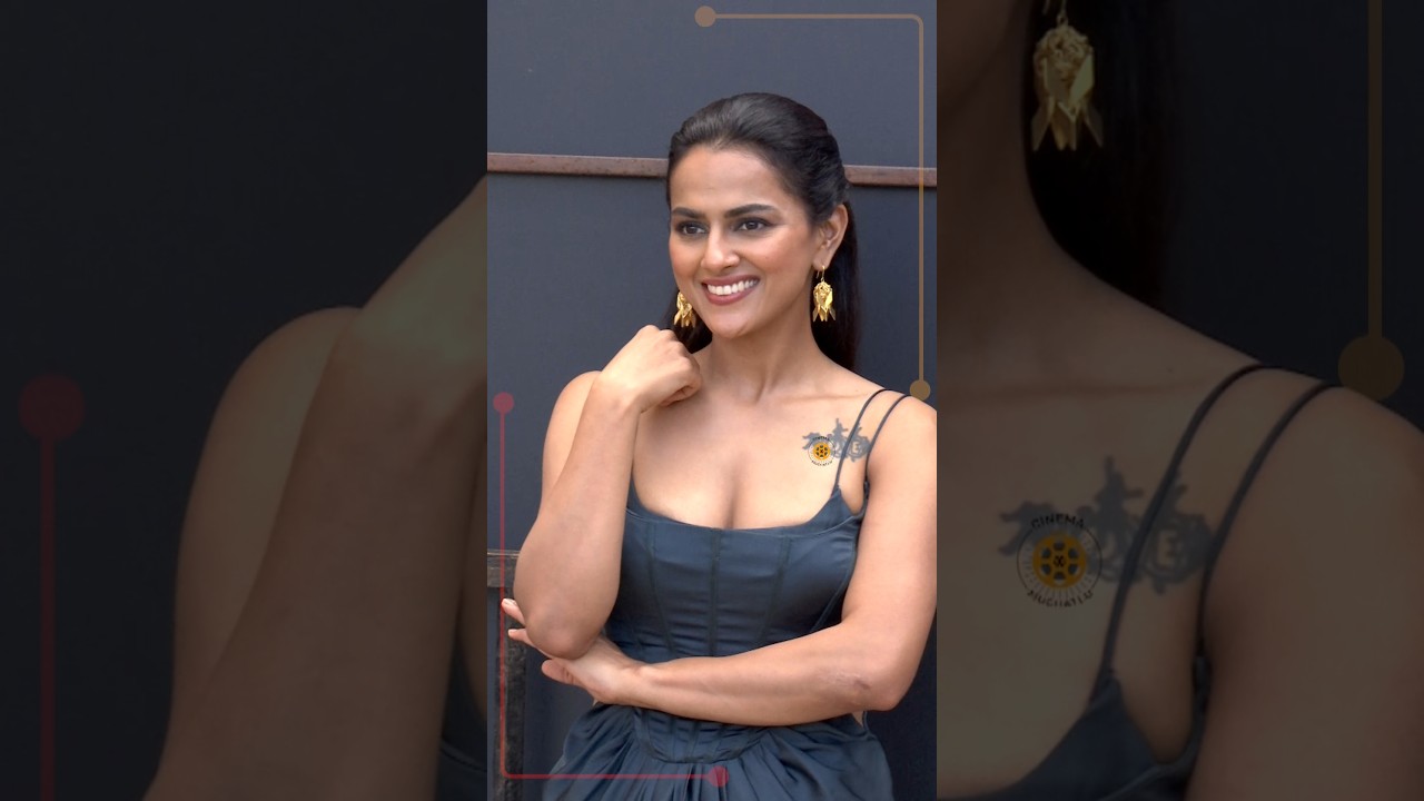 #shraddhasrinath beautiful entry visuals at mechanic rocky movie trailer launch event #vishwaksen
