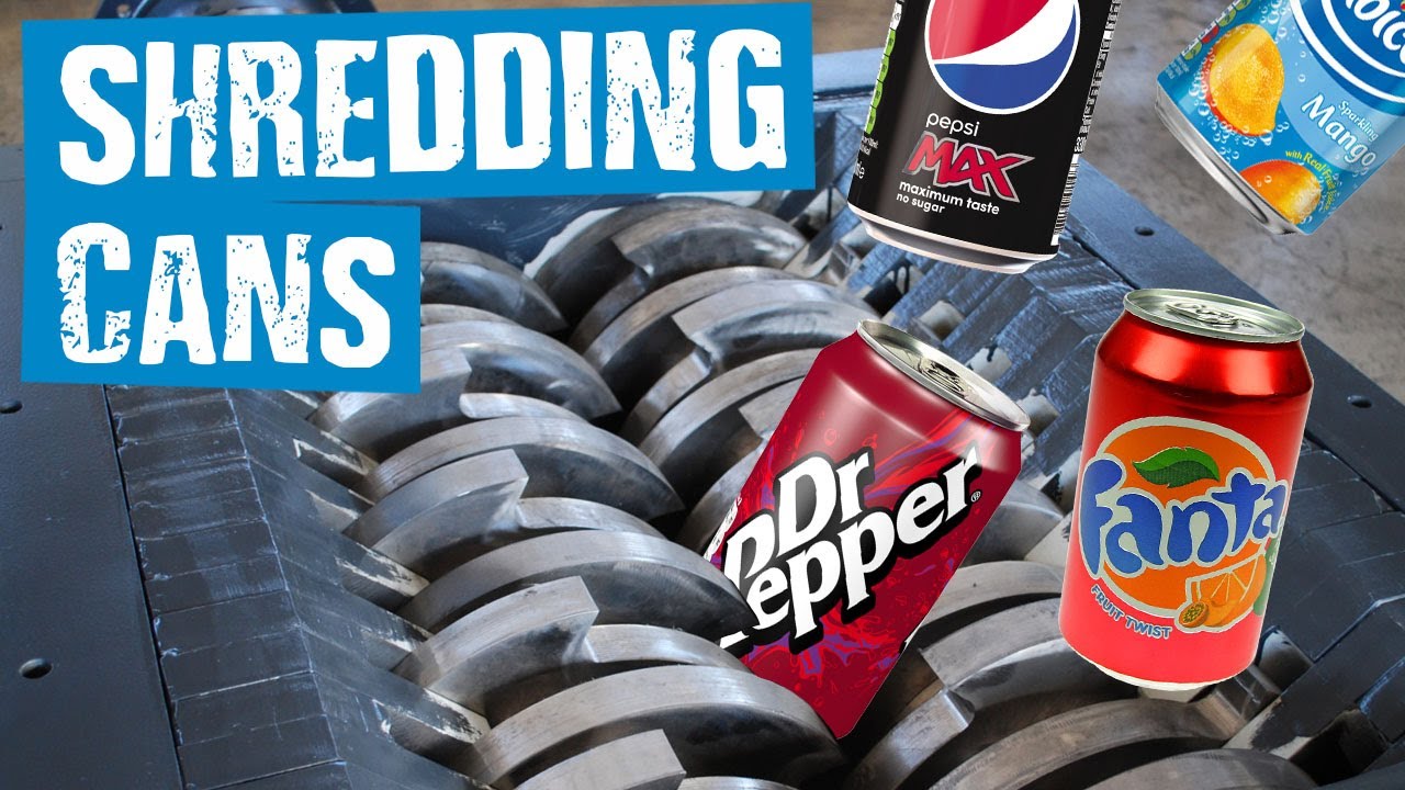 Shredding Soda Cans - Shredding Stuff