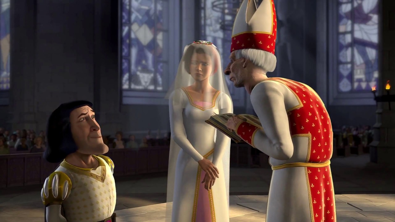 Shrek - I object! / You gotta try a little tenderness  (Blu-Ray 1080p) [Wedding scene]