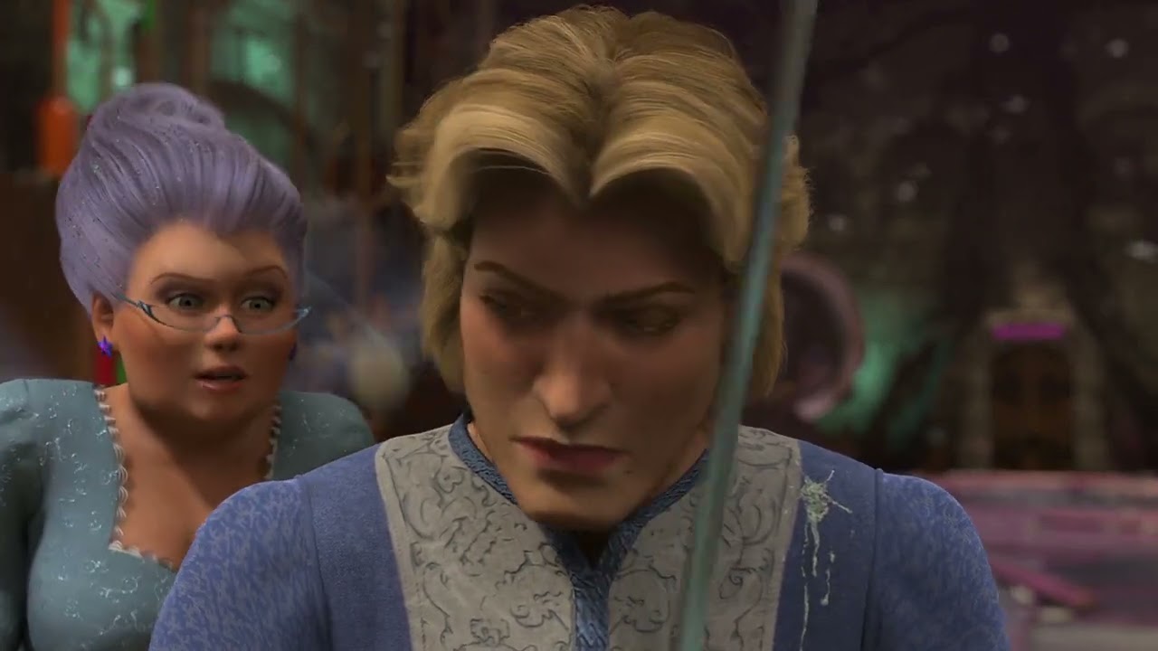 Shrek 2 (2004) Fairy Godmother and Prince Charming's Plan Scene