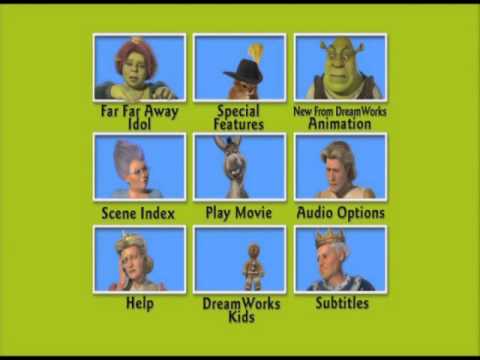 Shrek 2 DVD Menu  with Donkey