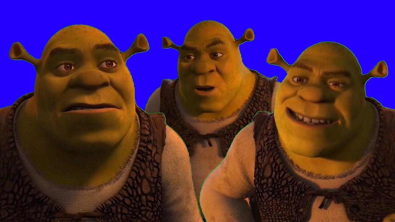 Shrek Blue Screen Pack - 50K Milestones