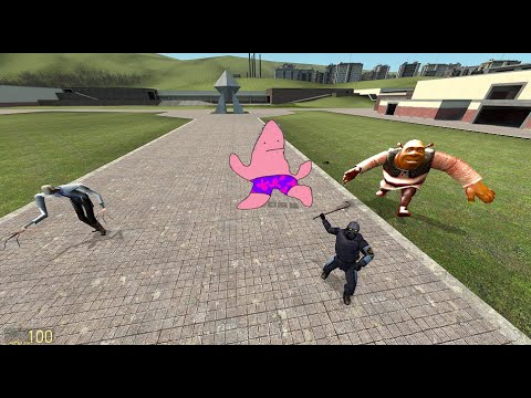 Shrek,Richard,Patrick star.  Which NPC is more faster?