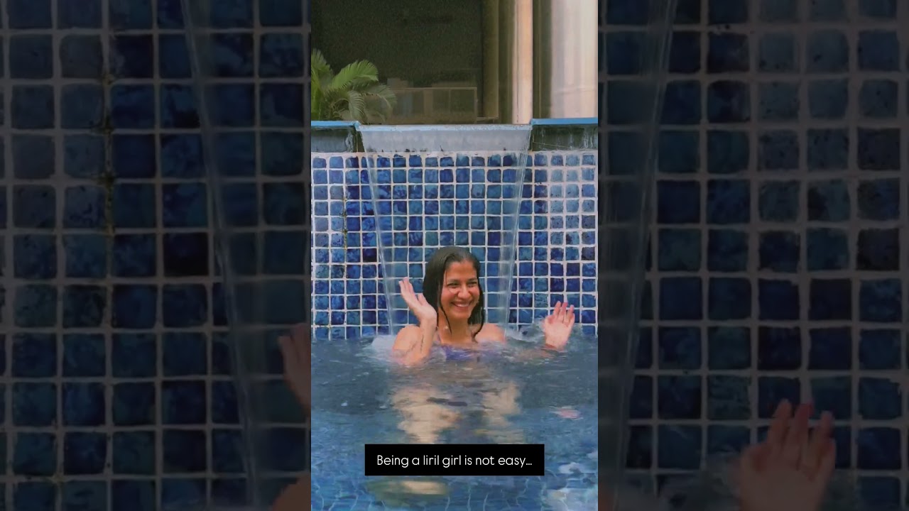 Shreya Dhanwanthary Enjoying In Bikini in pool #shreyadhanwanthary #actress #reels