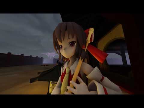 Shrine Maiden Farts | Touhou Girl Fart Animation