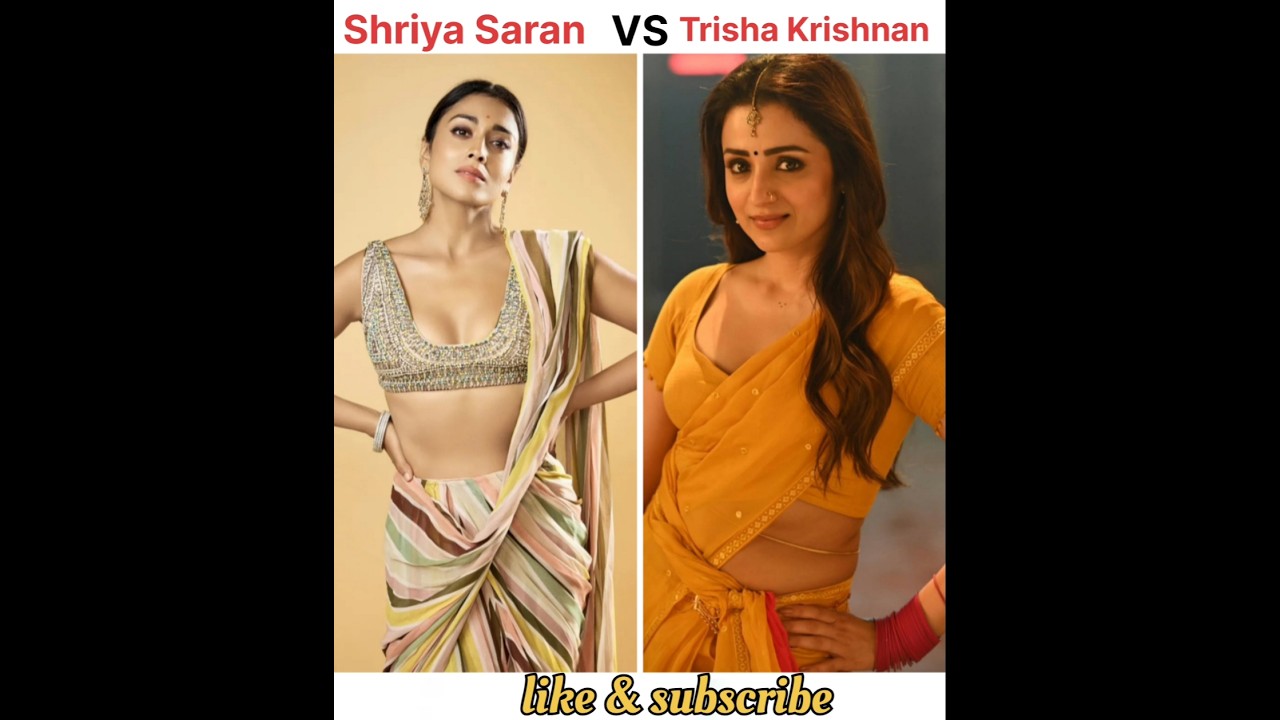 Shriya Saran VS Trisha Krishnan 😱🔥| #viralshorts #shriyaVStrisha #like