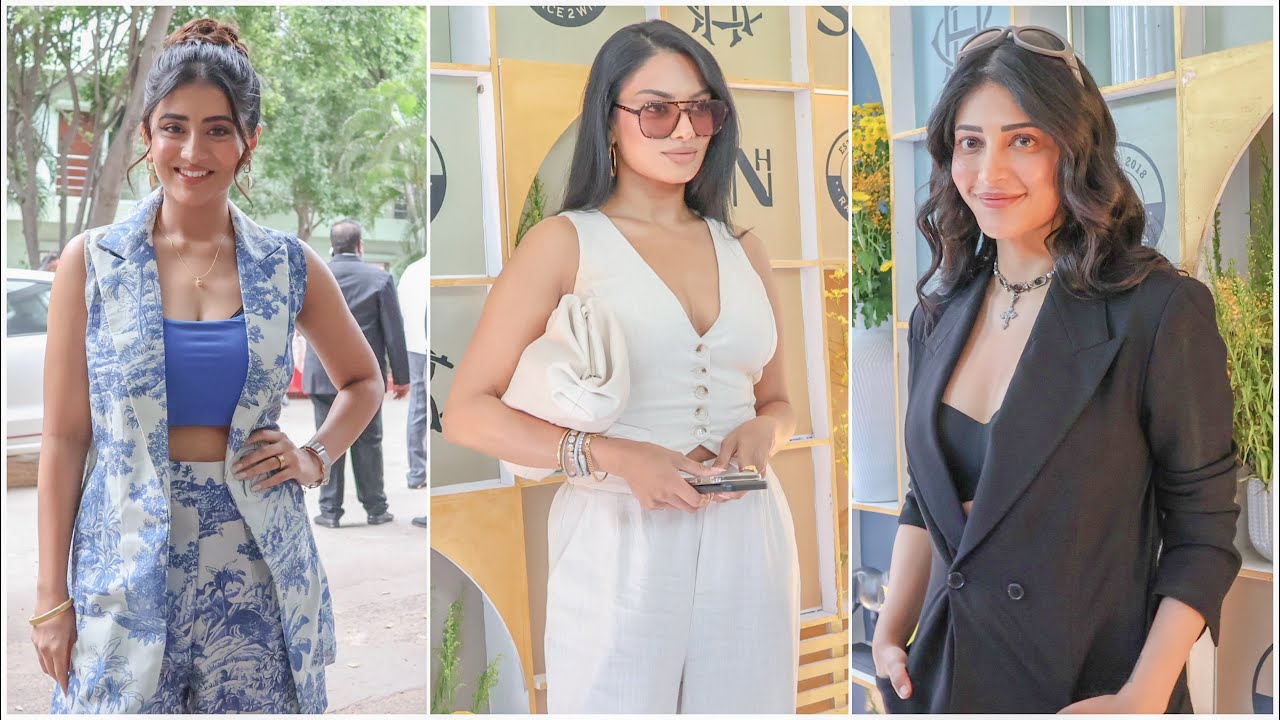 Shruti Haasan , Rashi Singh , Chandrika Ravi Celebritys  Entry at Hyderabad Race Club | Celebrities