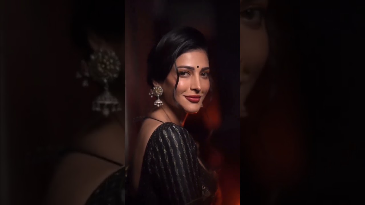 Shruti Hasan Beauty in saree #shorts #viral #shrutihaasan