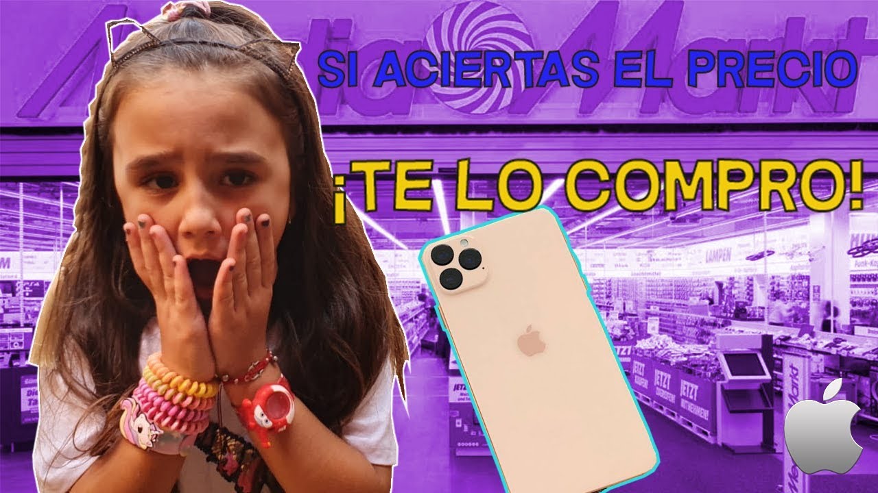 SI ADIVINAS EL PRECIO TE LO COMPRO TODO Challenge 😱 | CONSIGO UN IPHONE??? / Las Travesuras De Lucia