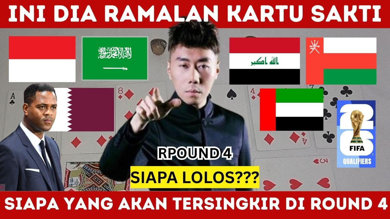 SIAPA LOLOS ROUND 4❗INDONESIA,ARAB SAUDI,QATAR,UEA,IRAQ,OMAN ROUND 4 KUALIFIKASI PIALA DUNIA 2026
