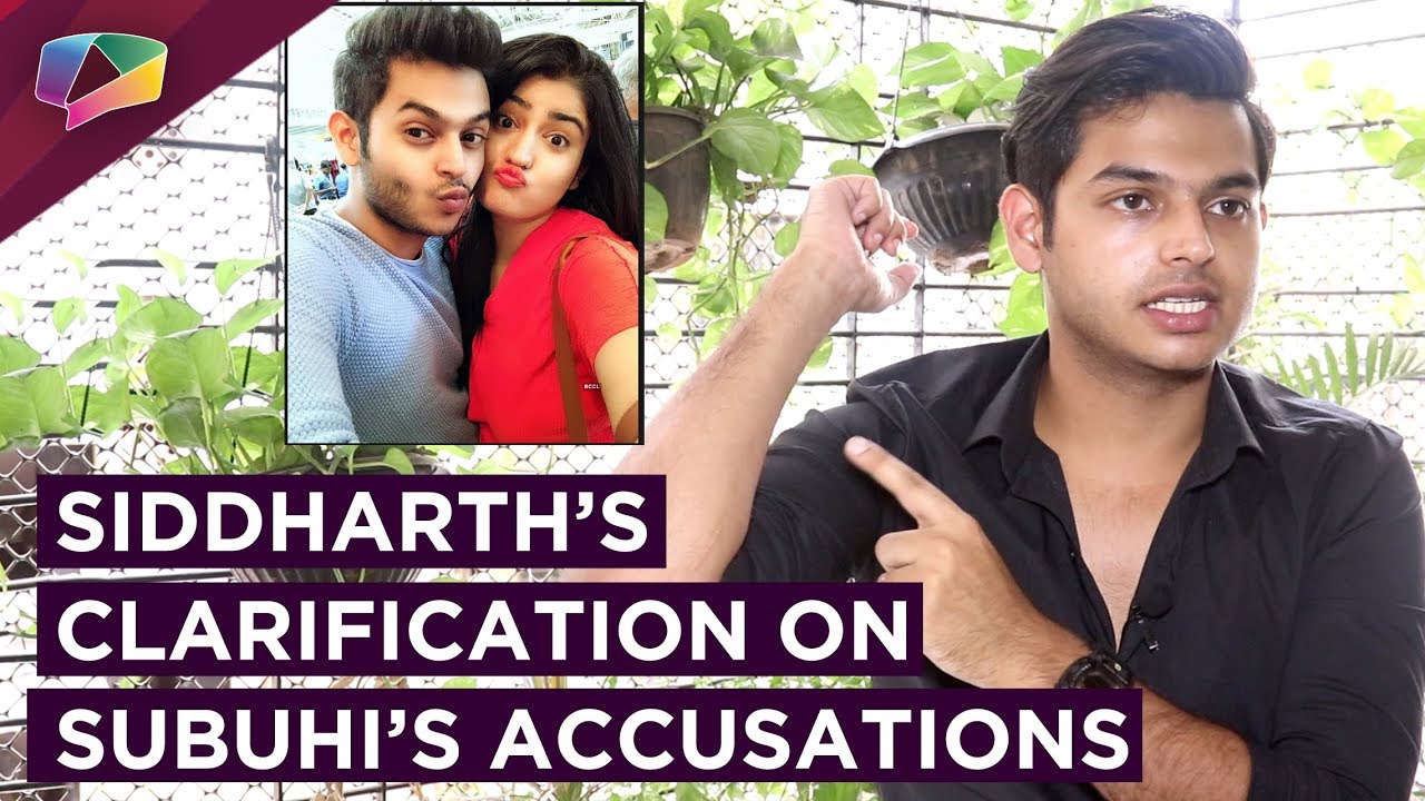 Siddharth Sagar Gives It Back To Subuhi Joshi Shares Her Blackmail Texts