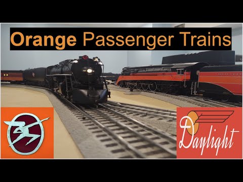 Sid's Trains Running Video #21: Orange Passenger Trains (Hiawatha/Daylight)