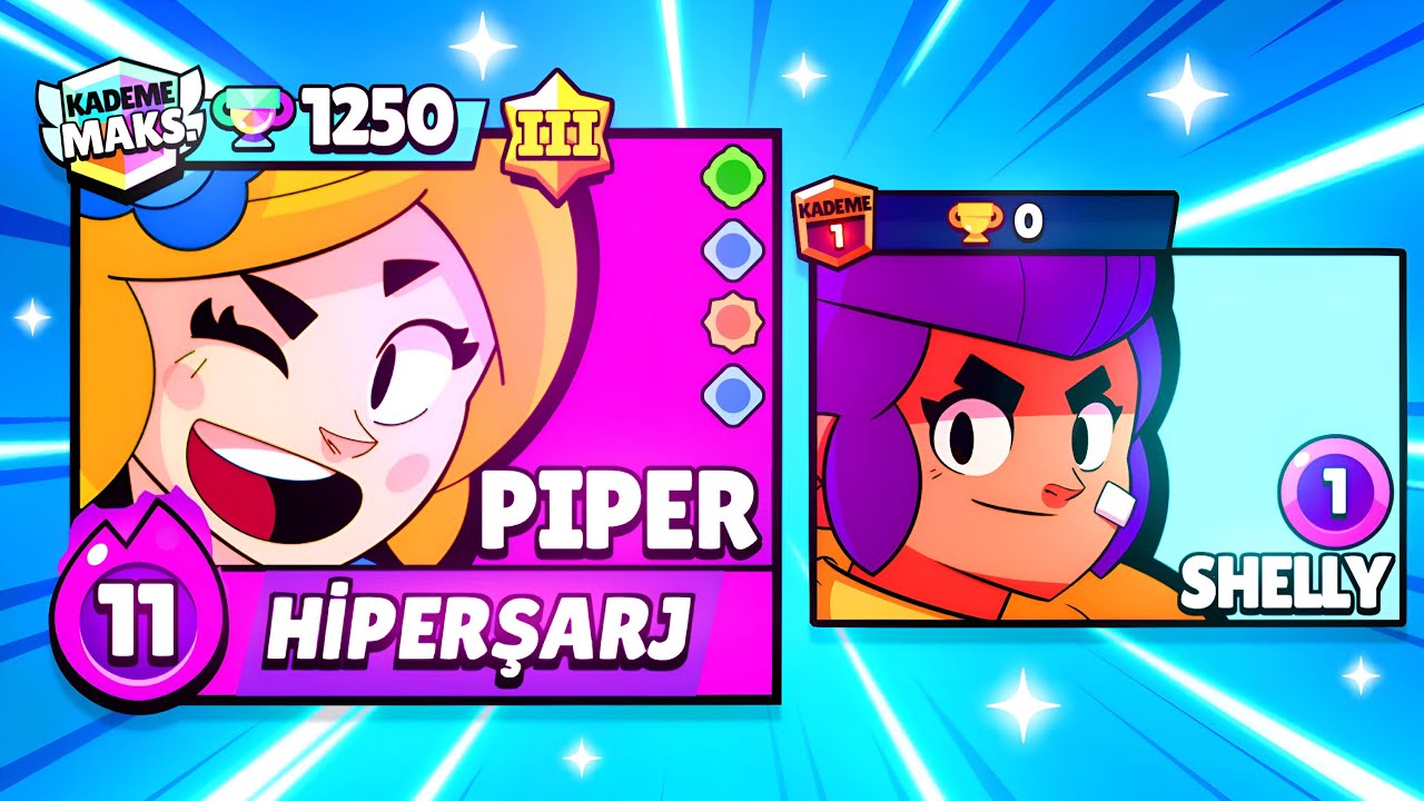 SIFIR HESABA 50 RÜTBE PİPER KASIYORUM💀 Brawl Stars