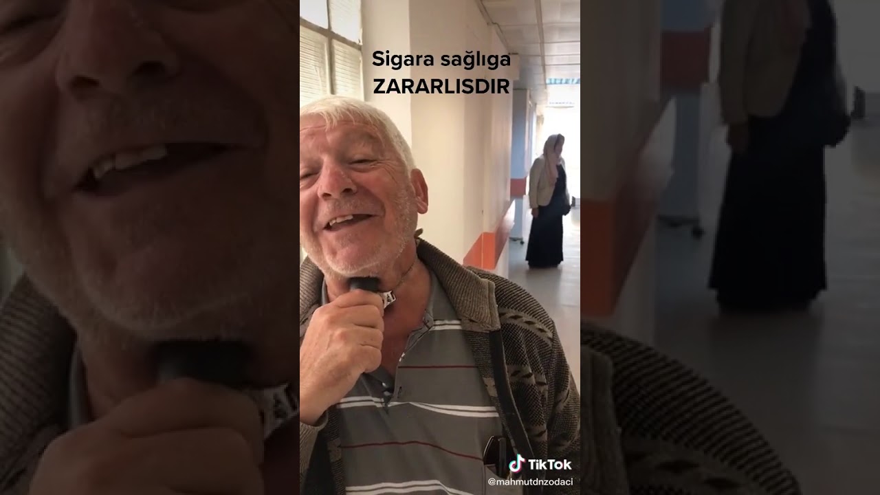 Sigaradan oldu diyen AMCAMIZ geçmiş olsun amcamiz😔😔