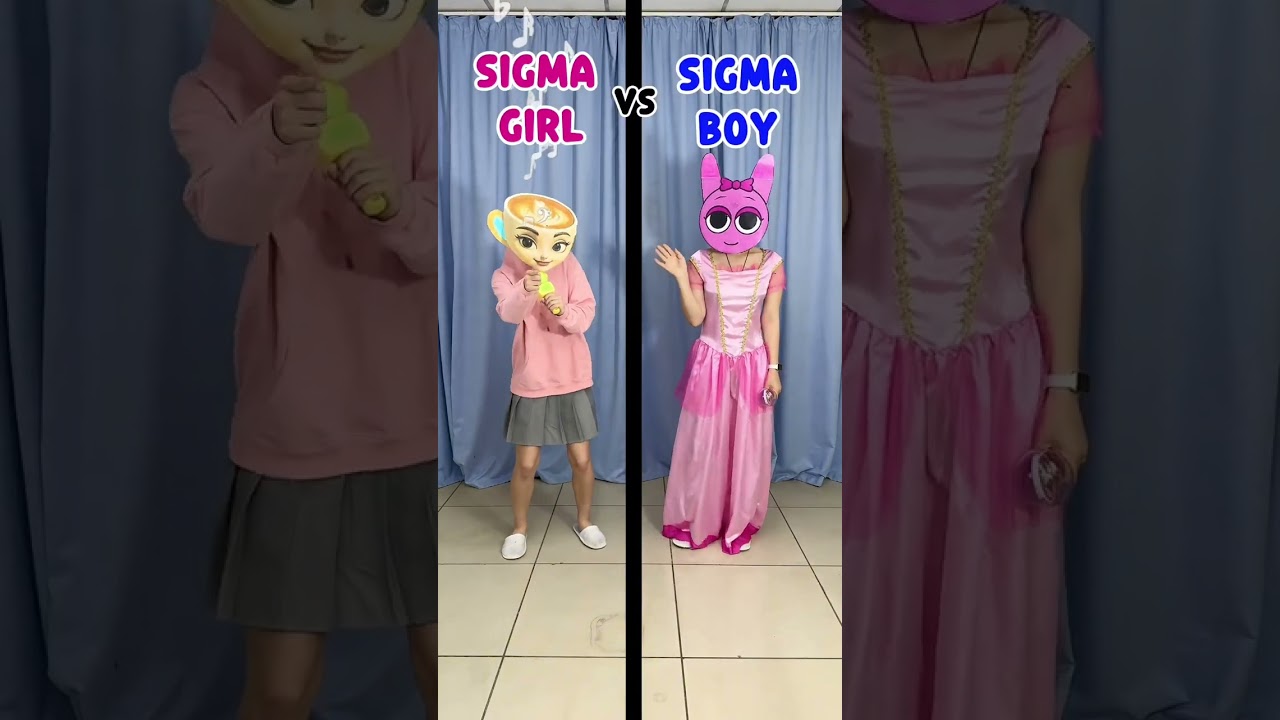 SIGMA BOY VS SIGMA GIRL #youandmeshow #brainrot #sprunki
