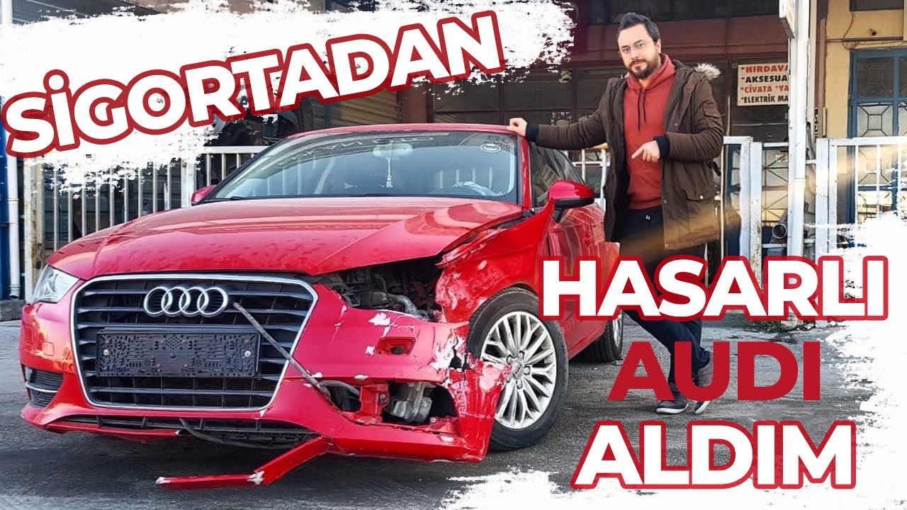 Sigorta'dan Ağır hasarlı Audi A3 Aldım !!! | Tüm Onarım Aşaması