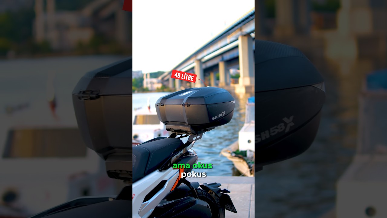 Sihirli motosiklet çantası shad sh58x #motosiklet