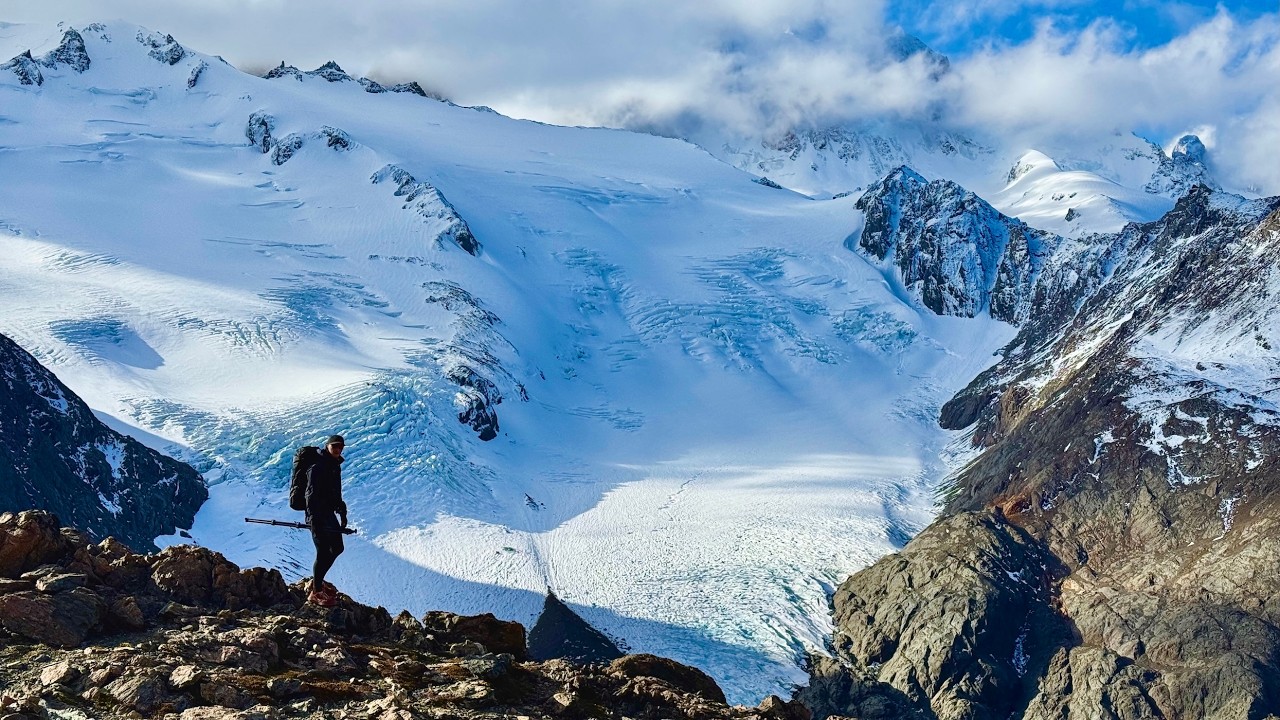Silent Hiking 45 miles on the Cerro Huemul in Patagonia
