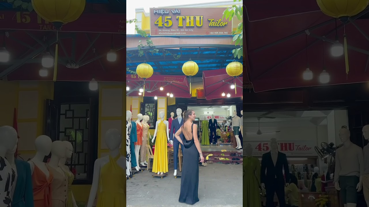 Silk Long Dress made by 45 Thu Tailor, Hoi An Tailor 🤌🏼🤌🏼🤌🏼