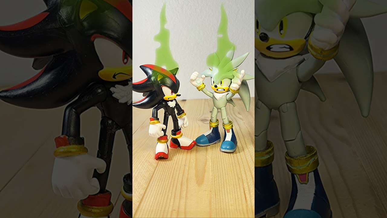 Silver ROASTING his friends 🔥 #sonic #silver #stopmotion #roast