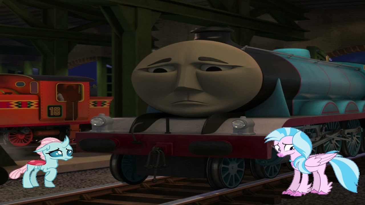 Silverstream and Ocellus comforting Gordon