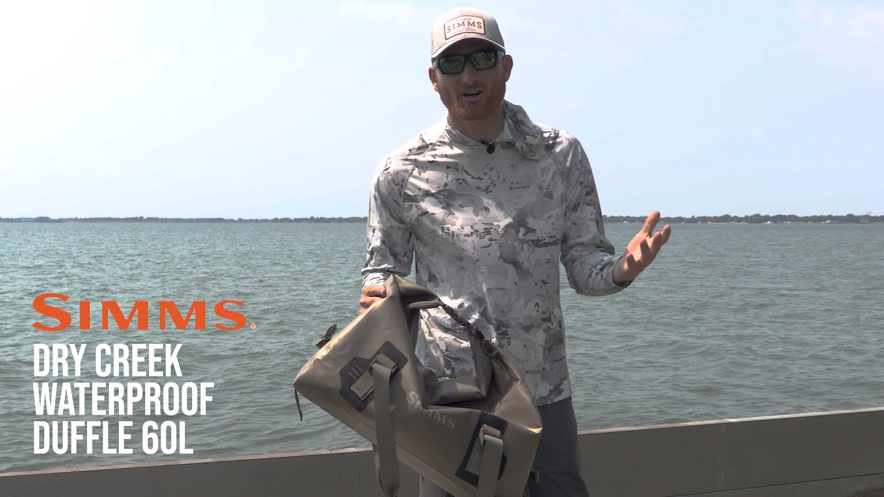 Simms Dry Creek Waterproof Duffle Bag 60L - Fishing Bag Review