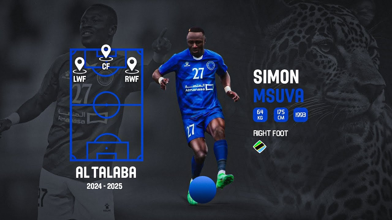 Simon Msuva • Winger & Centre Forward • Highlights 24/25 • Al Talaba Sc