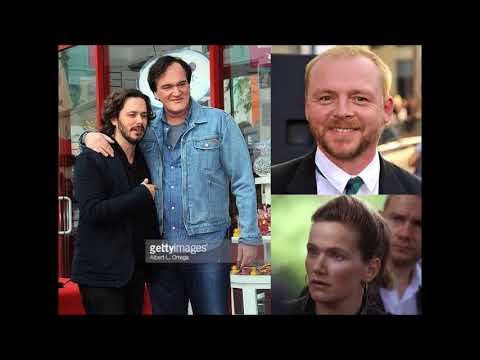 Simon Pegg, Edgar Wright, Quentin Tarantino, Jessica Hynes commentary on 