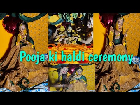 simple and best haldi ceremony 2023 |desi haldi function| ||Indian wedding|| @hemavlogujjain