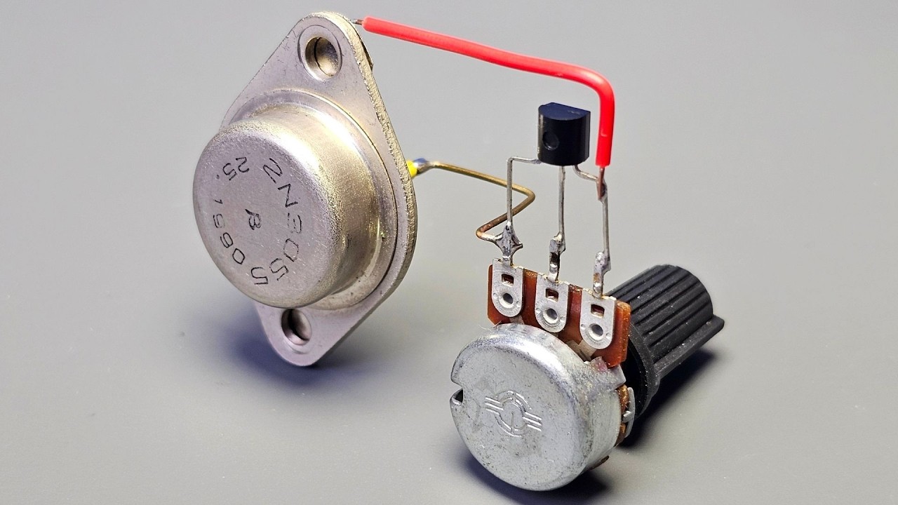 Simple Current Control Circuit Using 2N3055