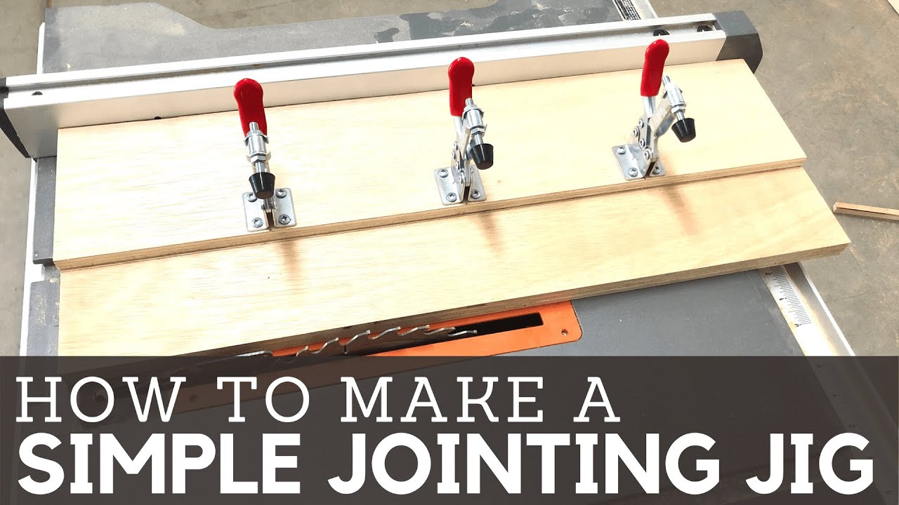 SIMPLE JOINTING JIG // BEGINNER WOODWORKING