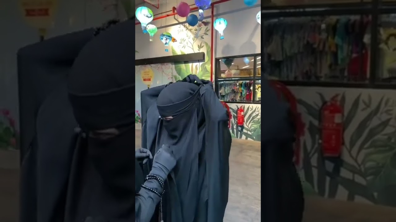 Simple niqab wearing tutorial #tutorial #niqab #facecover #facecoverwithdupatta