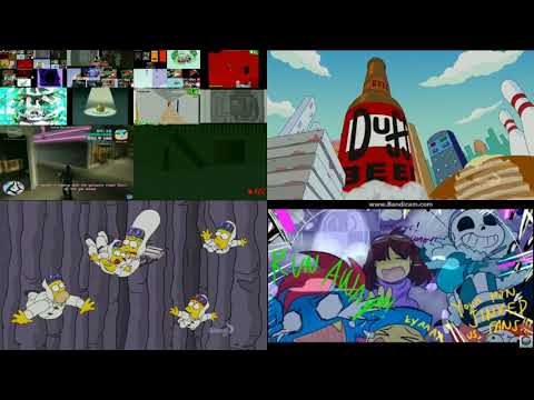 Simpson And Undertale Up To Faster Three Large Parison
