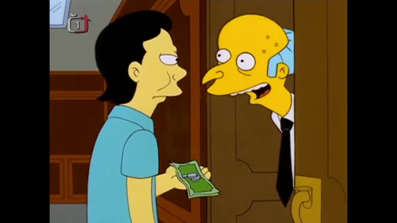 Simpsonovi - Pan Burns , čína a štěstíčko