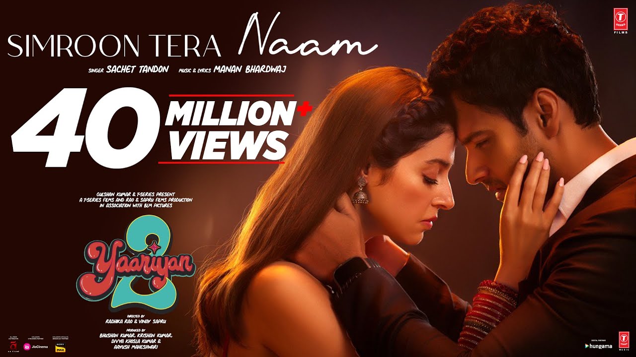 SIMROON TERA NAAM: Yaariyan 2 | Divya Khosla K, Yash |Manan, Sachet| Radhika R, Vinay S | Bhushan K