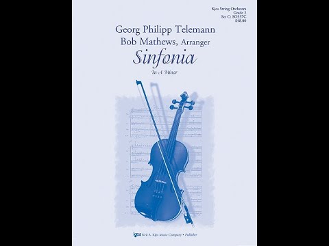 Sinfonia SO337C by Georg Philipp Telemann, arranged by Bob Matthews