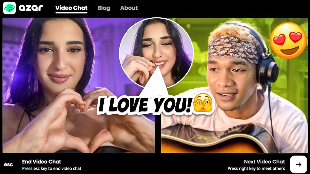 singing to strangers on Azar | OmeTv Alternative | so many talented people 💕😍🫣