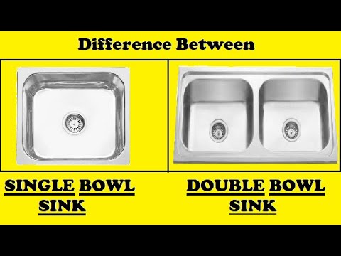 Single Bowl VS Double Bowl Kitchen Sink