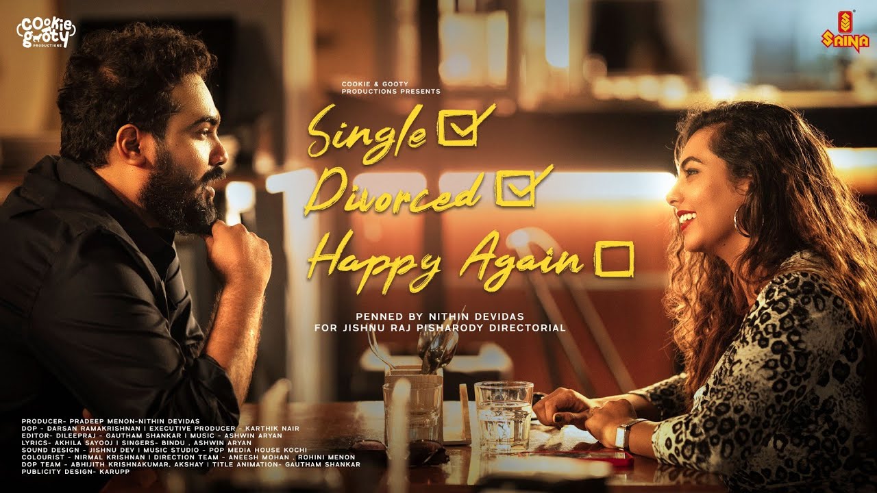 Single Divorced Happy Again | Short Film | Meenakshy Sudheer | Nithin Devidas | Jishnu Raj Pisharody