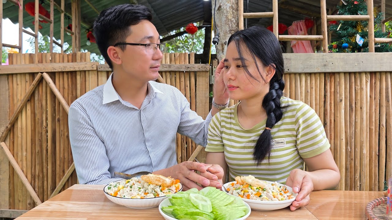 single mother (tieu ly) takes care of sick CEO jack with a happy meal