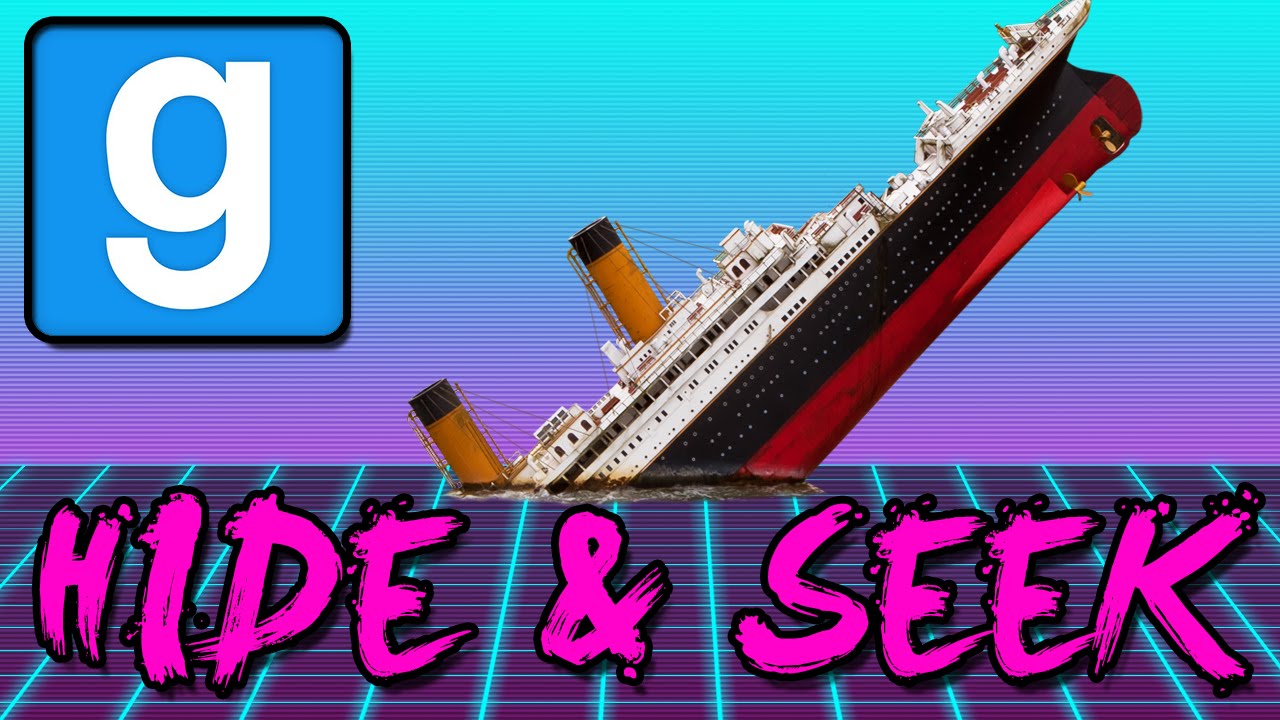 SINKING TIT-ANIC (Gmod Hide & Seek Funny Moments)