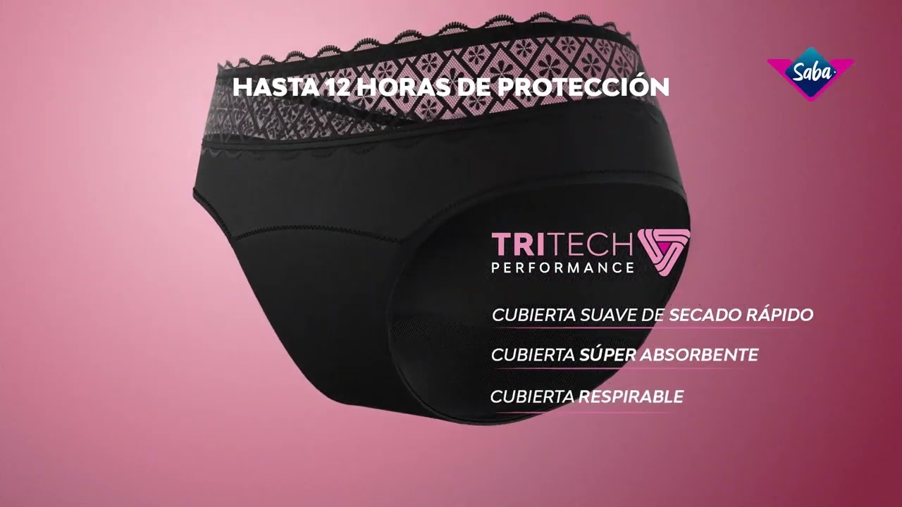 Siéntete segura con intimawear de Saba®.
