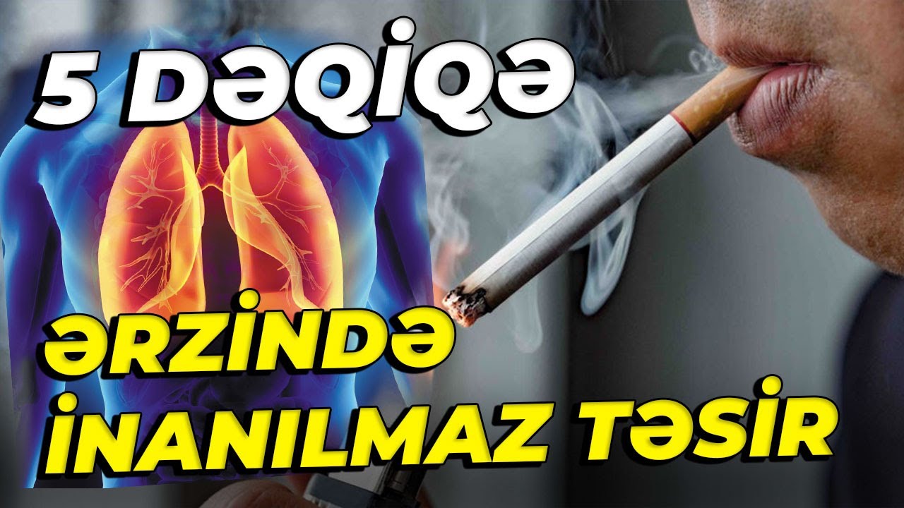Siqaretin inanılmaz zərərləri 😨 dəhşətə gələcəsiz !