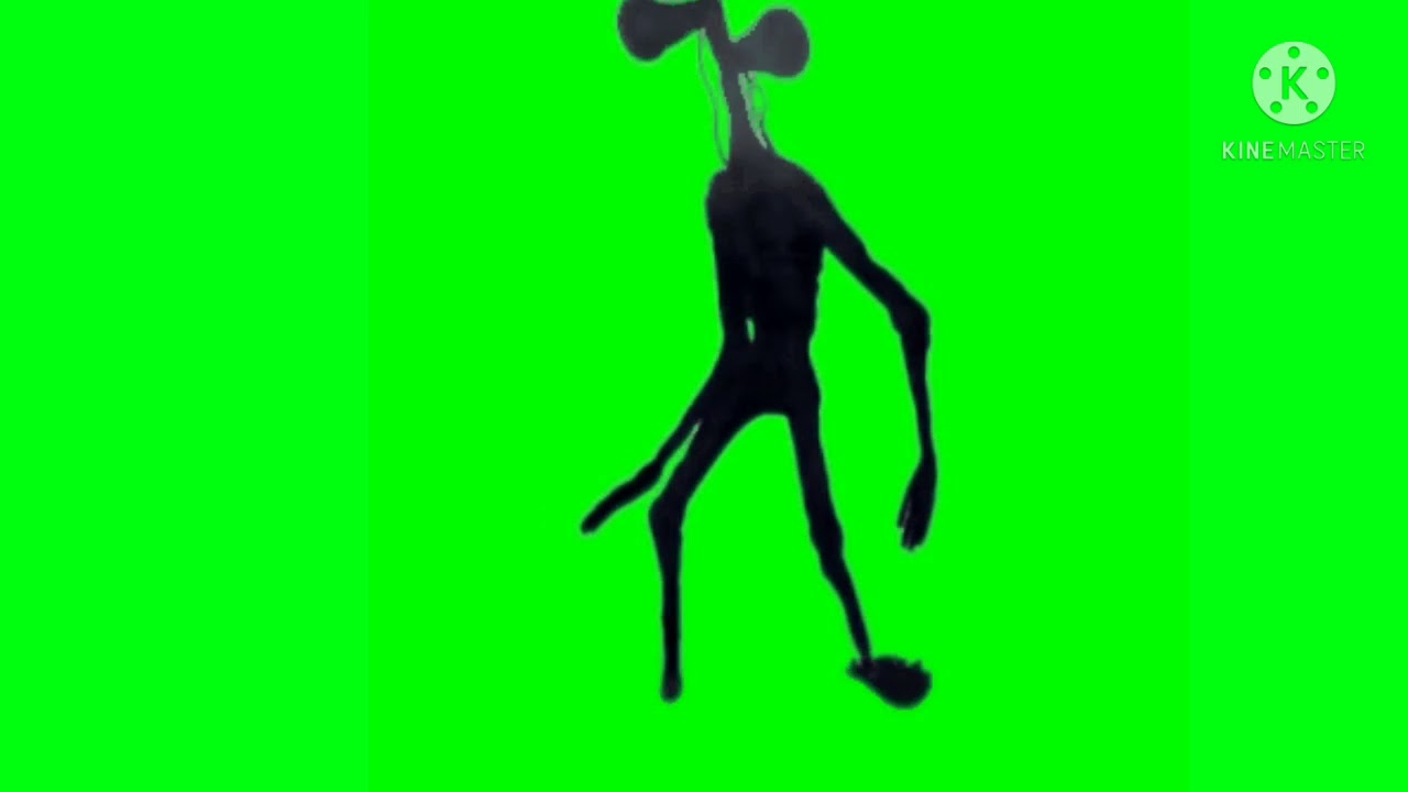 Siren Head Green screen 2 Horror skunx (Free to use)