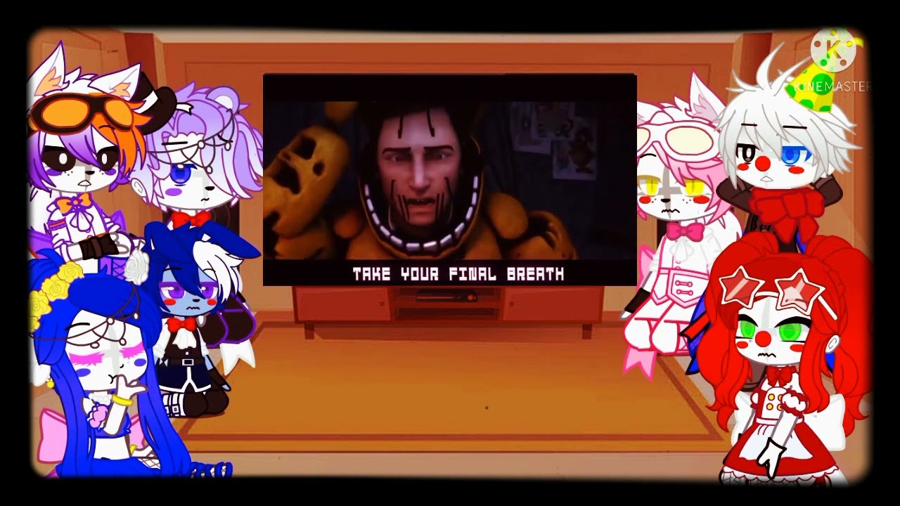 Sister Location react to Other Pizzerias/// Part 3/// Fnaf 3